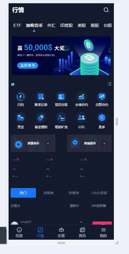 综合交易所更新版本，包含：英，德，巴，日，a，港，美，台股以及数字货币，c2c。插图