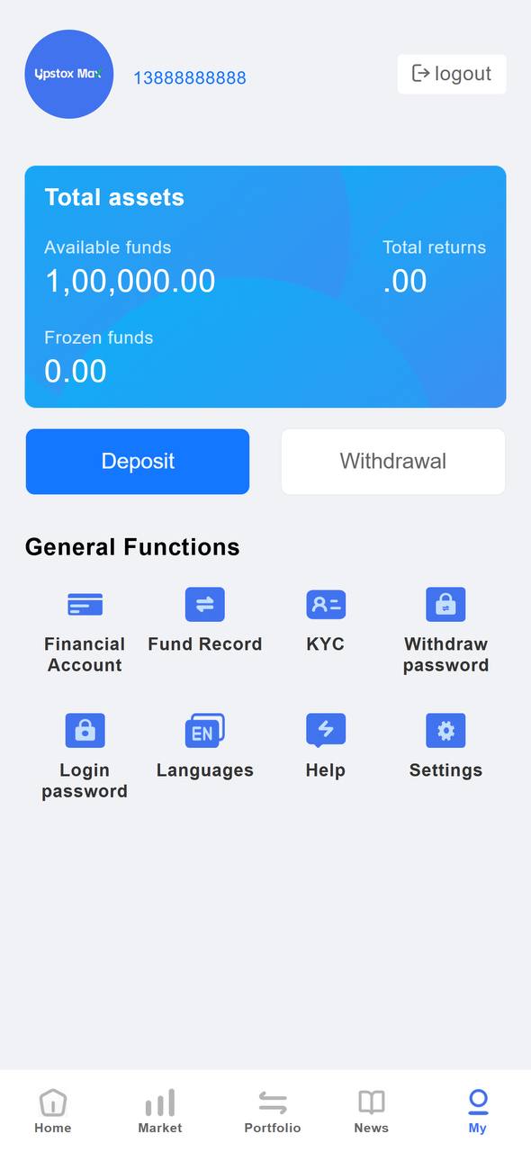 二开的UI印度股票,英文,印度,双语,前端,vue,包含:前端,总后台,代理后台,服务端java全开源带源码,K线接口付费的,K线可以实时波动,对接的云硕接口插图8