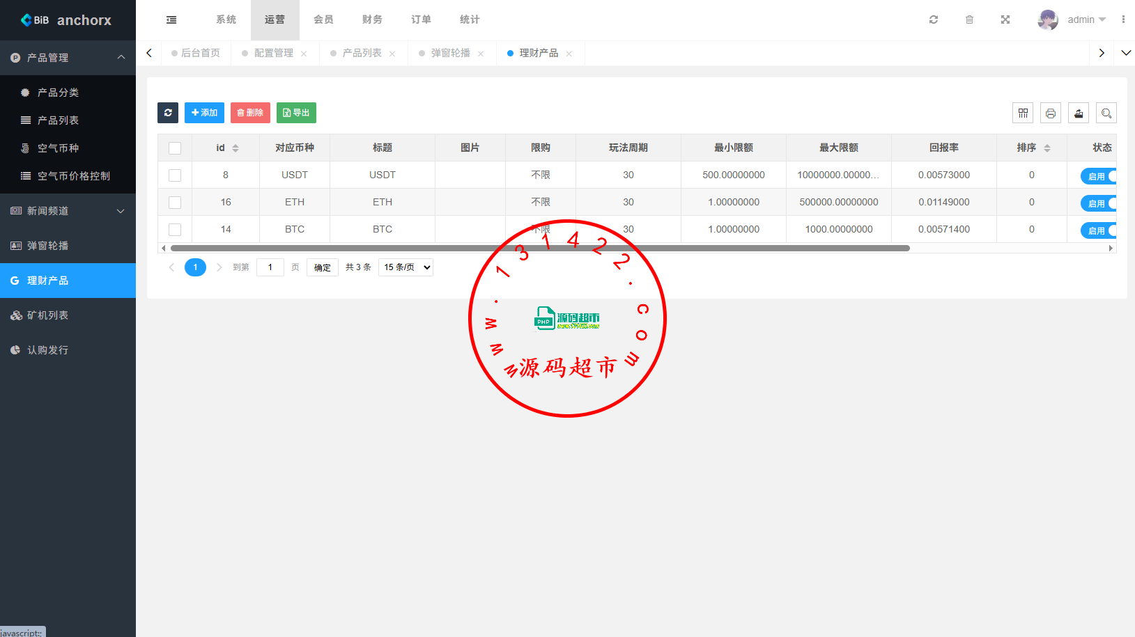 多语言交易所/币币期权/永续合约/申购/C2C/贷款理财插图22 多语言交易所/币币期权/永续合约/申购/C2C/贷款理财插图22