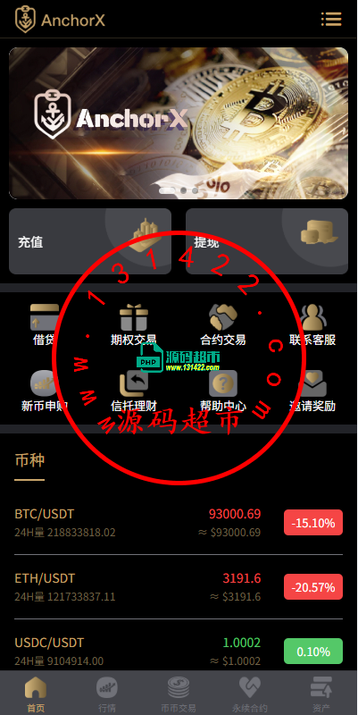 多语言交易所/币币期权/永续合约/申购/C2C/贷款理财插图2